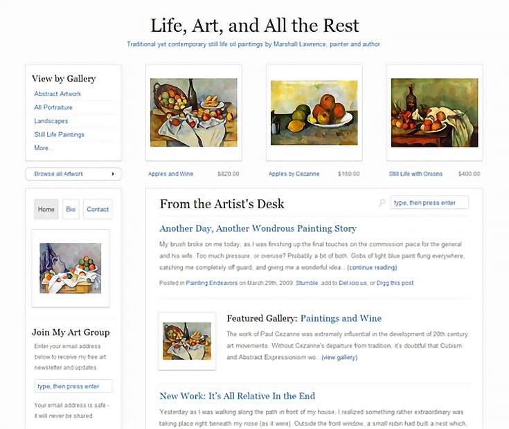 Artist Website