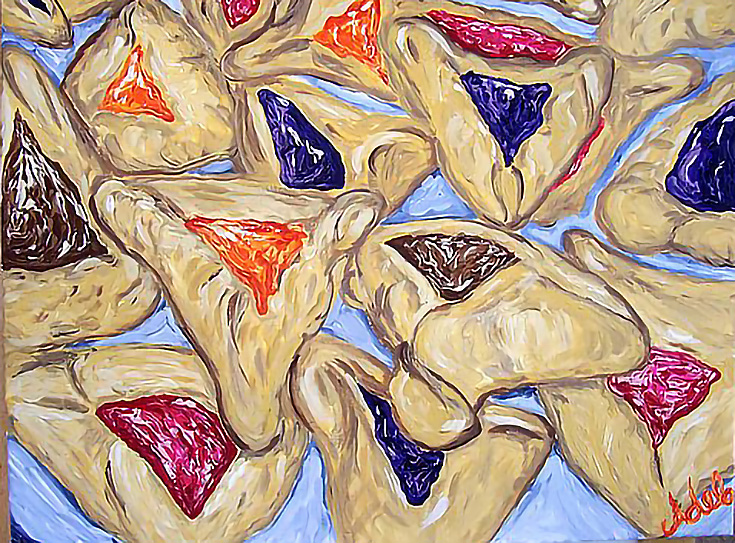 Hamantaschen by Adela Camille Sutton