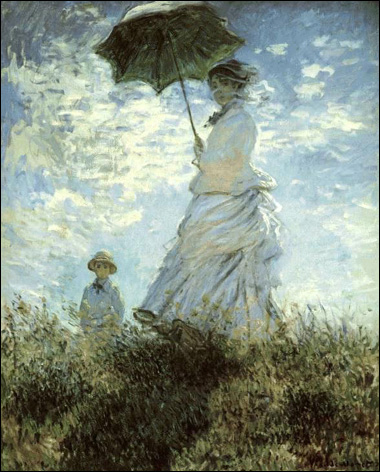 La Promenade by Claude Monet