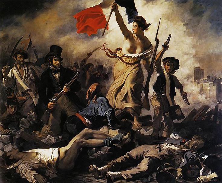 Liberty Leading the People by Eugene Delacroix