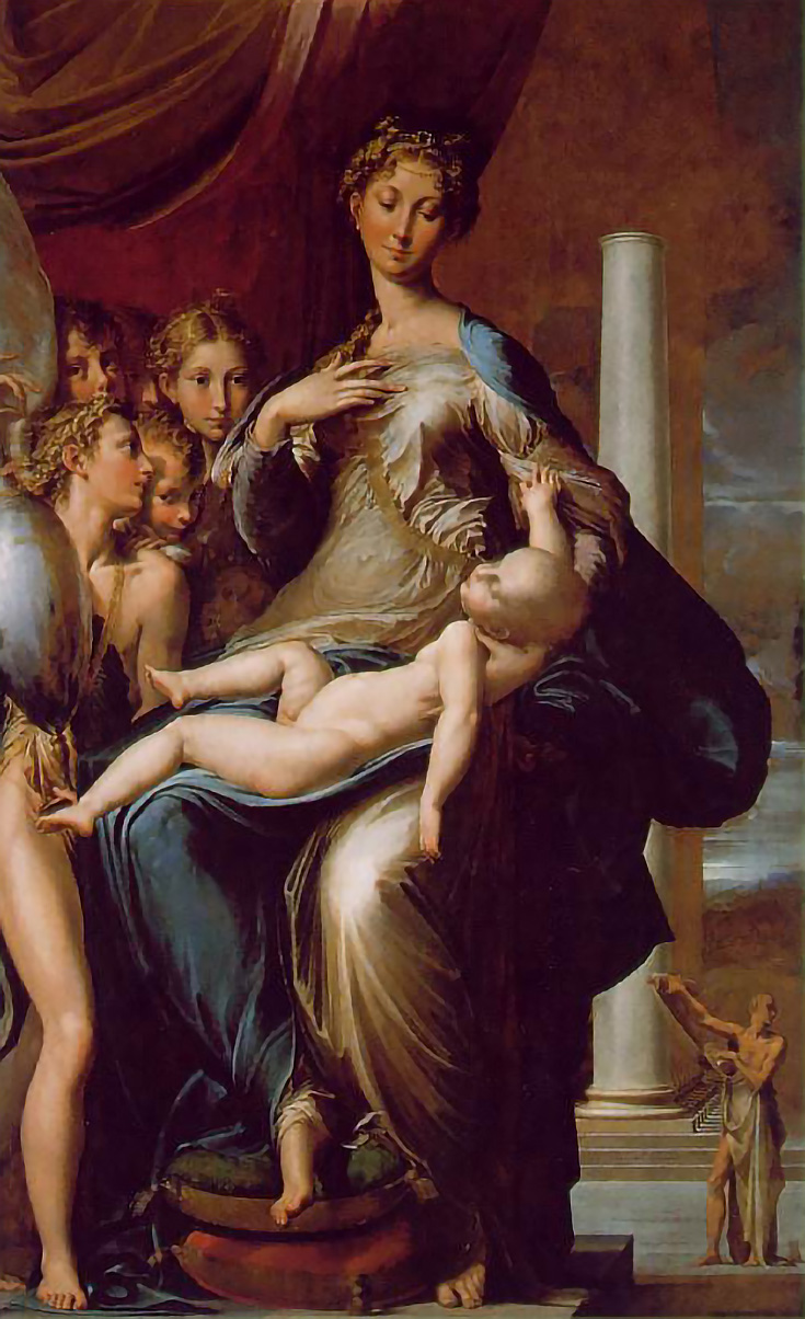 Madonna with the Long Neck by Parmigianino