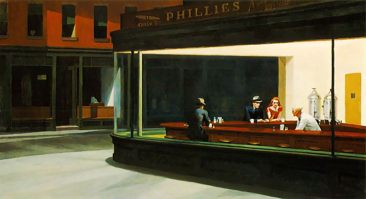 Nighthawks by Edward Hopper