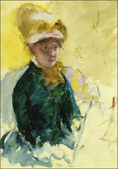 Self-portrait by Mary Cassatt