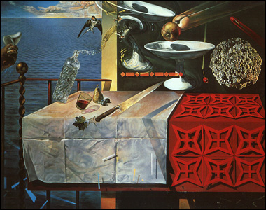 Still Life Moving Fast by Salvador Dali