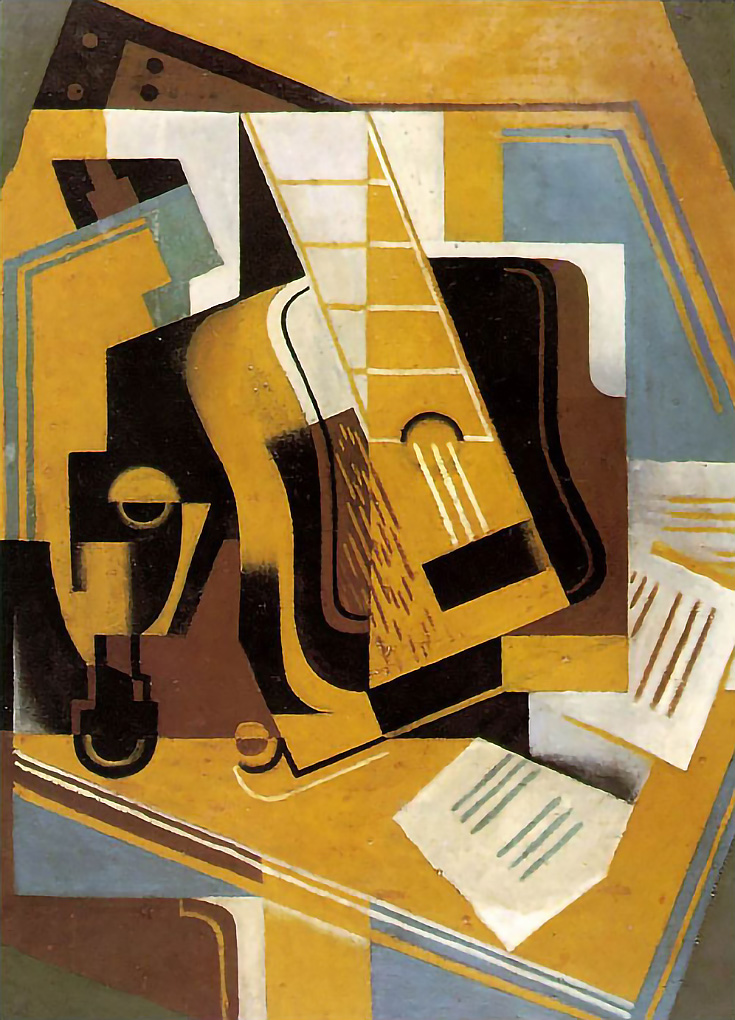 The Guitar by Jaun Gris